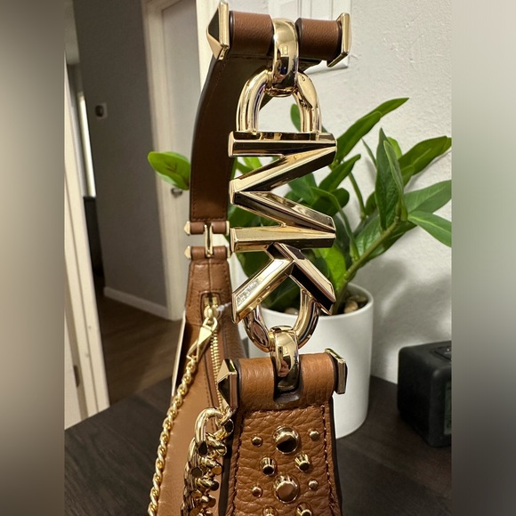 Michael Kors Piper Small Pebbled Leather Shoulder Bag - Picture 6 of 12